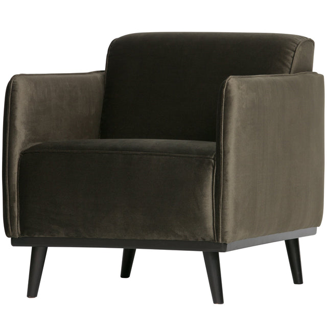 Statement Fauteuil Met Arm Fluweel Warm Groen van BePureHome – Luxe comfort op maat van PureWonen. Vraag naar de beste prijs.