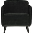 Statement Fauteuil Met Arm Brede Platte Rib Graphite van BePureHome – Luxe comfort op maat van PureWonen. Vraag naar de beste prijs.
