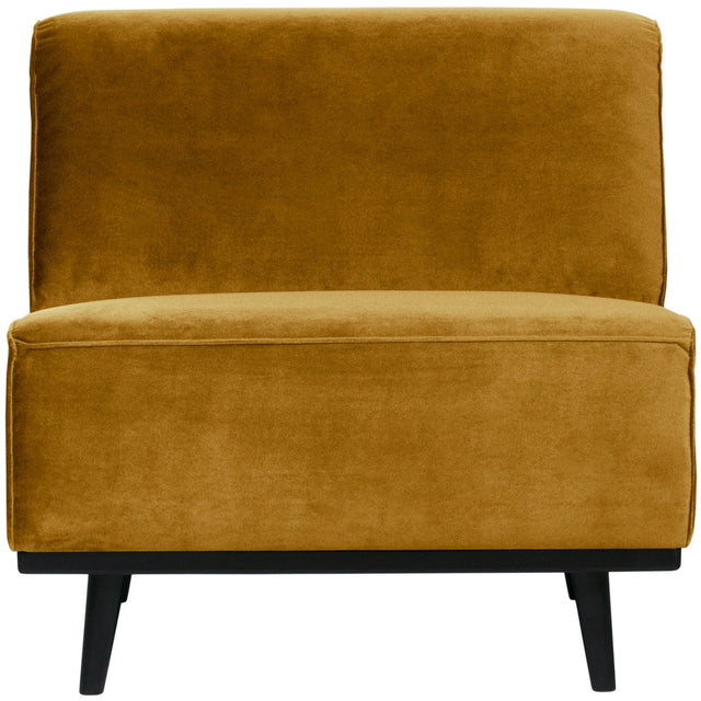 Statement 1 Zits Element Fluweel Honinggeel van BePureHome – Luxe comfort op maat van PureWonen. Vraag naar de beste prijs.