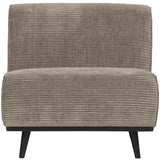 Statement 1 Zits Element Brede Platte Rib Clay van BePureHome – Luxe comfort op maat van PureWonen. Vraag naar de beste prijs.