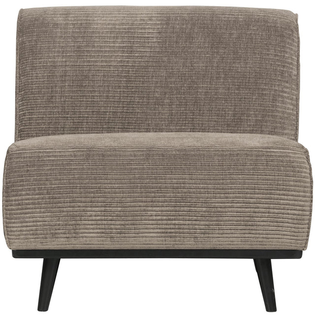 Statement 1 Zits Element Brede Platte Rib Clay van BePureHome – Luxe comfort op maat van PureWonen. Vraag naar de beste prijs.
