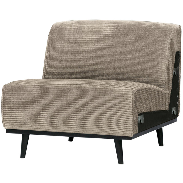 Statement 1 Zits Element Brede Platte Rib Clay van BePureHome – Luxe comfort op maat van PureWonen. Vraag naar de beste prijs.