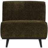 Statement 1 Zits Element Brede Platte Rib Warm Groen van BePureHome – Luxe comfort op maat van PureWonen. Vraag naar de beste prijs.