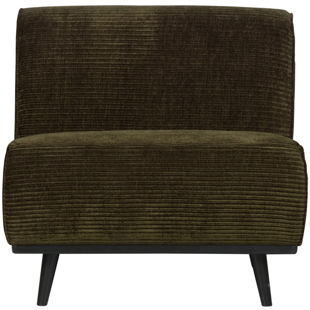 Statement 1 Zits Element Brede Platte Rib Warm Groen van BePureHome – Luxe comfort op maat van PureWonen. Vraag naar de beste prijs.