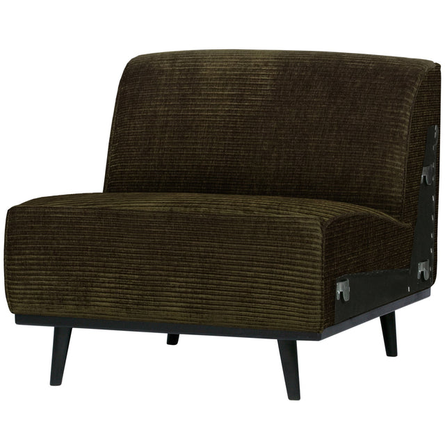 Statement 1 Zits Element Brede Platte Rib Warm Groen van BePureHome – Luxe comfort op maat van PureWonen. Vraag naar de beste prijs.