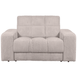 Second Date Loveseat Grove Ribstof Naturel van WOOOD - laagste prijs offerte van PureWonen