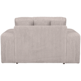 Second Date Loveseat Grove Ribstof Naturel van WOOOD - laagste prijs offerte van PureWonen