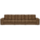 Second Date 3 Zits Bank Structure Velvet Brass van WOOOD – Luxe comfort op maat van PureWonen. Vraag naar de beste prijs.