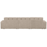 Second Date 3 Zits Bank Grove Ribstof Travertin van WOOOD - laagste prijs offerte van PureWonen