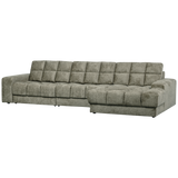 Second Date Chaise Longue Rechts Structure Velvet Frost van WOOOD - laagste prijs offerte van PureWonen