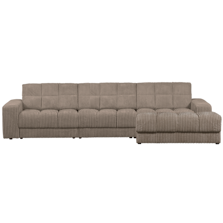 Second Date Chaise Longue Rechts Grove Ribstof Mud van WOOOD – Luxe comfort op maat van PureWonen. Vraag naar de beste prijs.