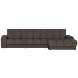 Second Date Chaise Longue Rechts Vintage Warm Grijs van WOOOD - laagste prijs offerte van PureWonen