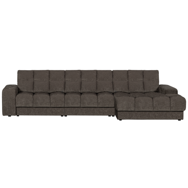 Second Date Chaise Longue Rechts Vintage Warm Grijs van WOOOD - laagste prijs offerte van PureWonen