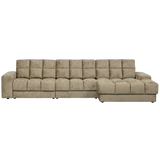 Second Date Chaise Longue Rechts Structure Velvet Wheatfield van WOOOD – Luxe comfort op maat van PureWonen. Vraag naar de beste prijs.