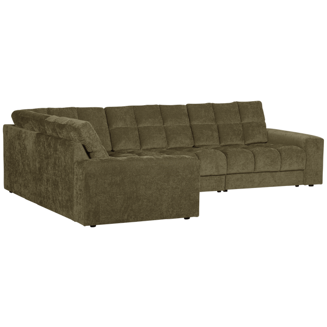 Second Date Hoekbank Links Vintage Groen van WOOOD – Luxe comfort op maat van PureWonen. Vraag naar de beste prijs.