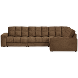 Second Date Hoekbank Rechts Structure Velvet Brass van WOOOD – Luxe comfort op maat van PureWonen. Vraag naar de beste prijs.