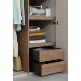 Rens 2 Drs Hang/Legkast Greep Lang Noten/Kiezelgrijs [Fsc] van WOOOD - laagste prijs offerte van PureWonen