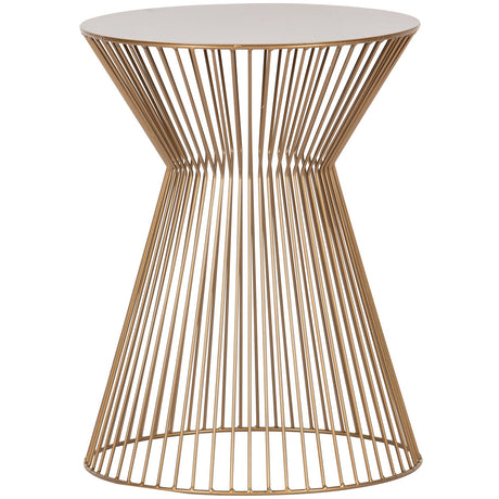 Suus Bijzettafel Metaal Goud van WOOOD – Luxe comfort op maat van PureWonen. Vraag naar de beste prijs.