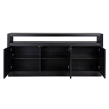 Dressoir Oakura 3-deuren (Black)