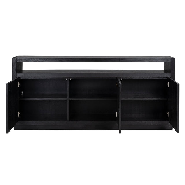 Dressoir Oakura 3-deuren (Black) van Richmond Interiors – Luxe comfort op maat van PureWonen. Vraag naar de beste prijs.