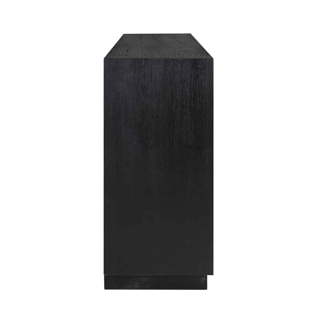 Dressoir Oakura 4-deuren (Black) van Richmond Interiors – Luxe comfort op maat van PureWonen. Vraag naar de beste prijs.