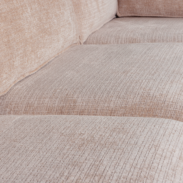 Hajo Hoekbank Rechts Chenille Zand van WOOOD – Luxe comfort op maat van PureWonen. Vraag naar de beste prijs.