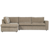 Hajo Hoekbank Links Ribstof Clay van WOOOD – Luxe comfort op maat van PureWonen. Vraag naar de beste prijs.