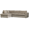 Hajo Hoekbank Links Ribstof Clay van WOOOD – Luxe comfort op maat van PureWonen. Vraag naar de beste prijs.