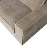 Hajo Hoekbank Links Ribstof Clay van WOOOD – Luxe comfort op maat van PureWonen. Vraag naar de beste prijs.