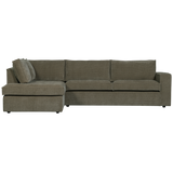 Hajo Hoekbank Links Ribstof Forest van WOOOD – Luxe comfort op maat van PureWonen. Vraag naar de beste prijs.