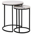Bijzettafel Lexington set van 2  (White) van Richmond Interiors – Luxe comfort op maat van PureWonen. Vraag naar de beste prijs.