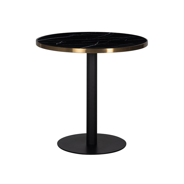 Bistro eettafel Zenza 80Ø (Black)