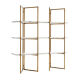 Wandkast Lagrand gold met 3 planken (Gold)