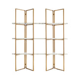 Wandkast Lagrand gold met 3 planken (Gold)