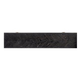 TV-dressoir Blackbone brass 4-deuren 200 (Black rustic)