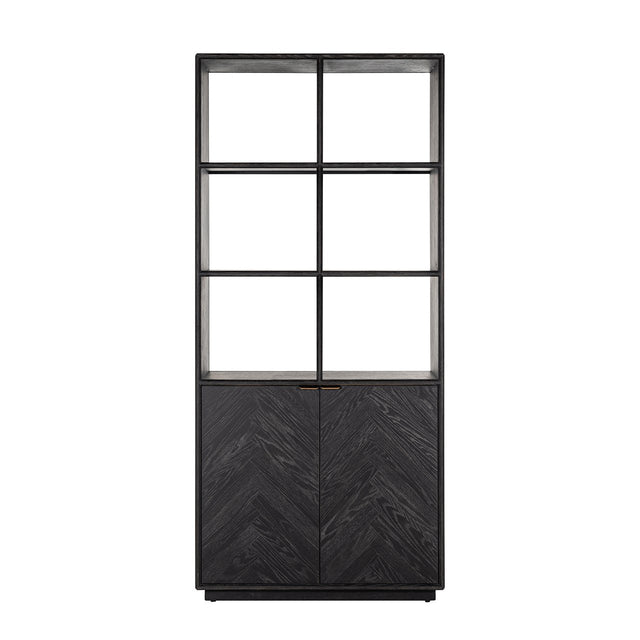 Boekenkast Blackbone brass 2-deuren (Black rustic) van Richmond Interiors – Luxe comfort op maat van PureWonen. Vraag naar de beste prijs.