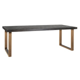 Eettafel Blackbone brass 220 (Black rustic)