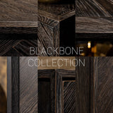 Eettafel Blackbone silver 140Ø (Black rustic) van Richmond Interiors - laagste prijs offerte van PureWonen