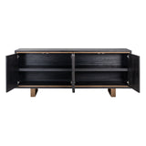 Dressoir Hunter 4-deuren (Black rustic)