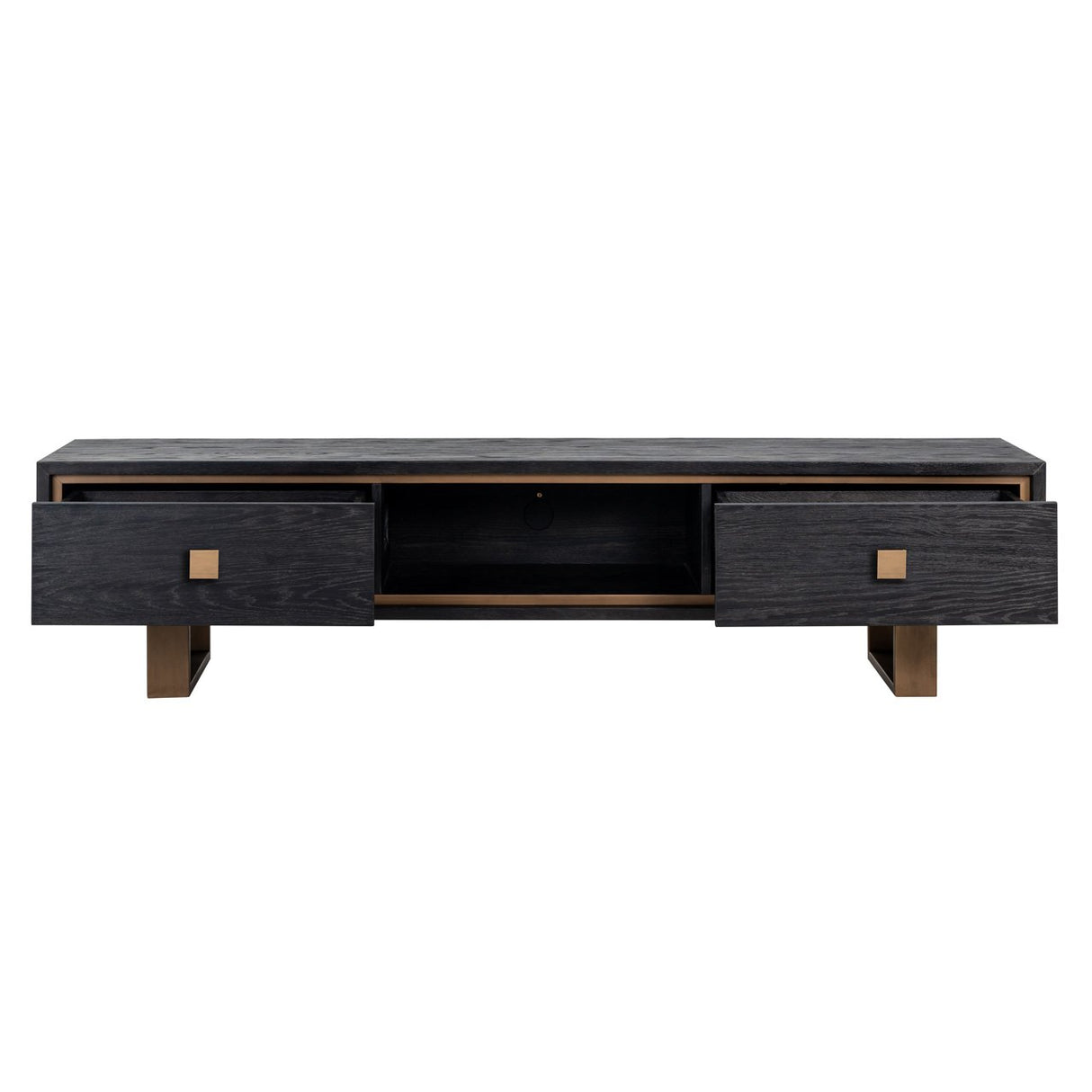 TV-dressoir Hunter 2-laden (Black rustic)