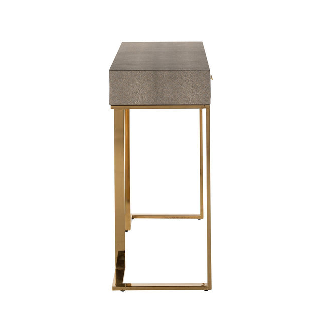 Wandtafel Marie-Lou 2-laden (Gold) van Richmond Interiors – Luxe comfort op maat van PureWonen. Vraag naar de beste prijs.