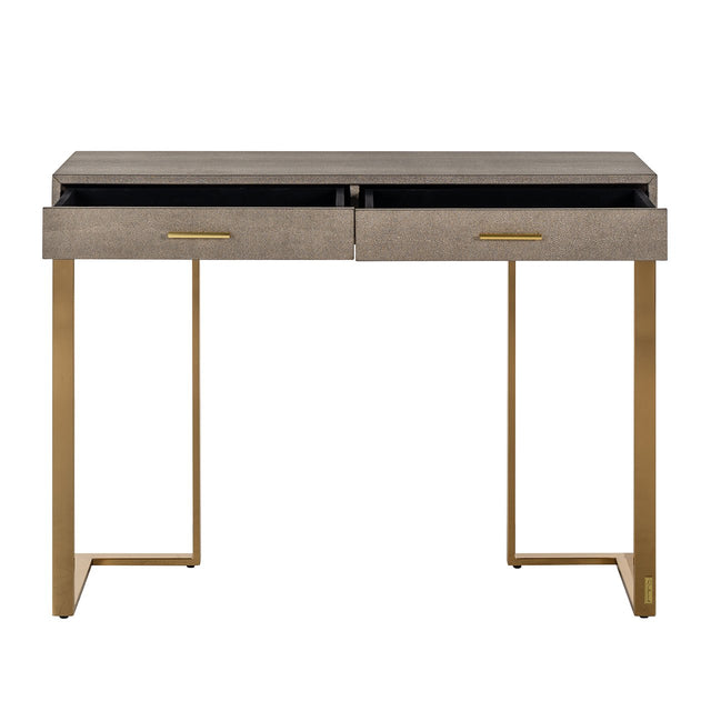 Wandtafel Marie-Lou 2-laden (Gold) van Richmond Interiors – Luxe comfort op maat van PureWonen. Vraag naar de beste prijs.