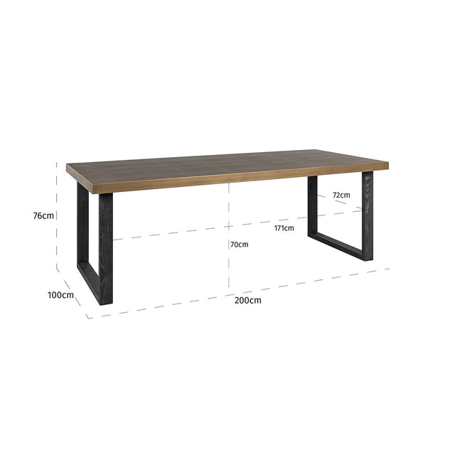 Eettafel Bloomville 200 (Brown)