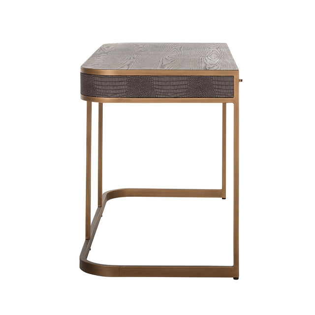 Bureau Classio 2-laden  (Brushed Gold)