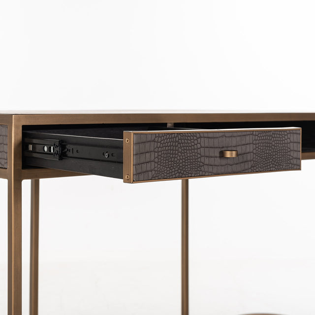 Bureau Classio 2-laden  (Brushed Gold)