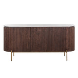 Dressoir Barkley 3-deuren  (Brushed Gold)