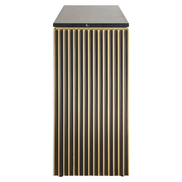 Dressoir Les Arcs 3-deurs (Brushed Gold) van Richmond Interiors – Luxe comfort op maat van PureWonen. Vraag naar de beste prijs.