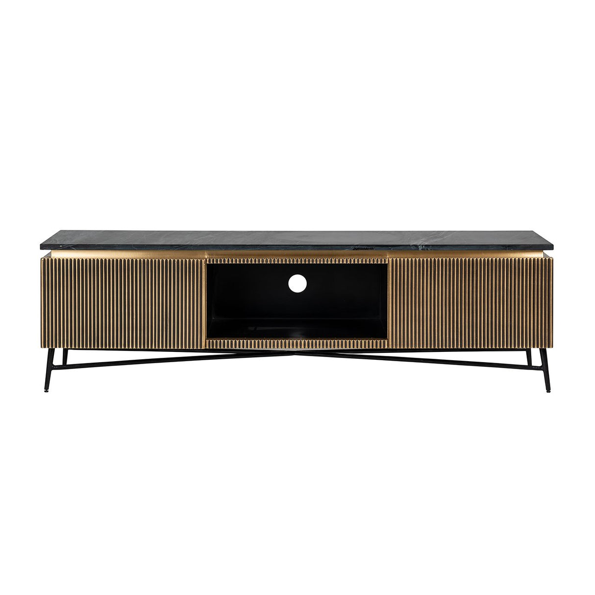 TV-dressoir Ironville 2-deuren (Gold)