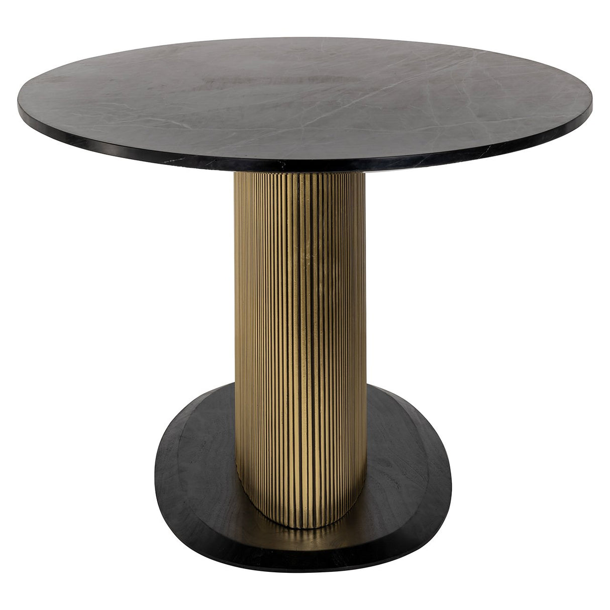 Eettafel Ironville ovaal 235 (Black/gold)