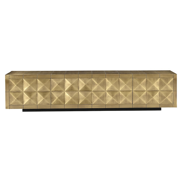 TV-dressoir Collada 4-doors (Brushed Gold)